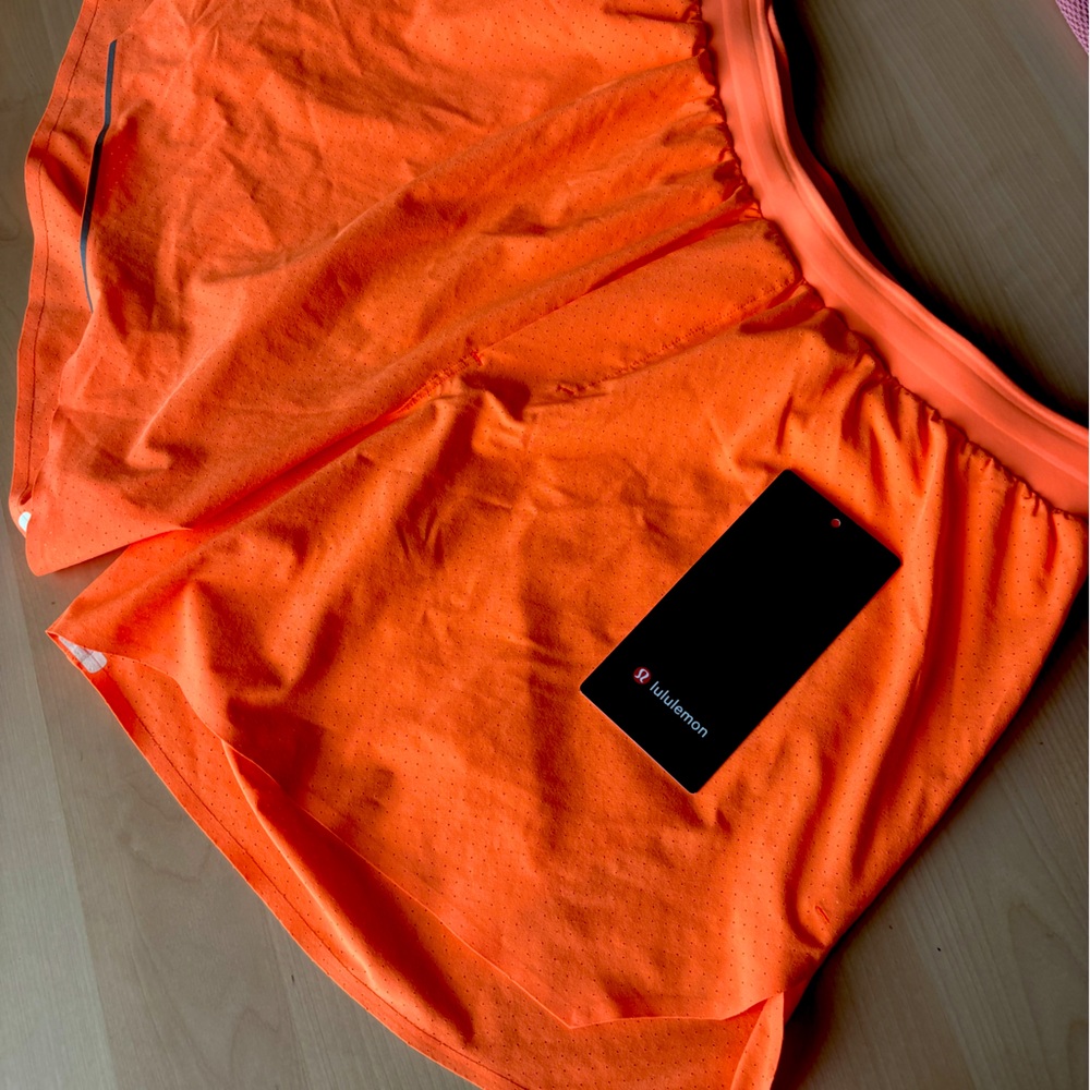 Lululemon fast and free 6" lined running shorts